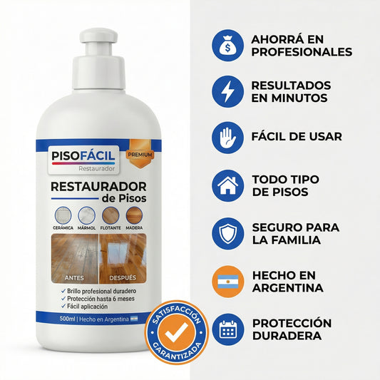 Restaurador de pisos premium - PISOFÁCIL®