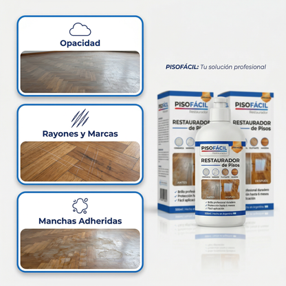 Restaurador de pisos premium - PISOFÁCIL®